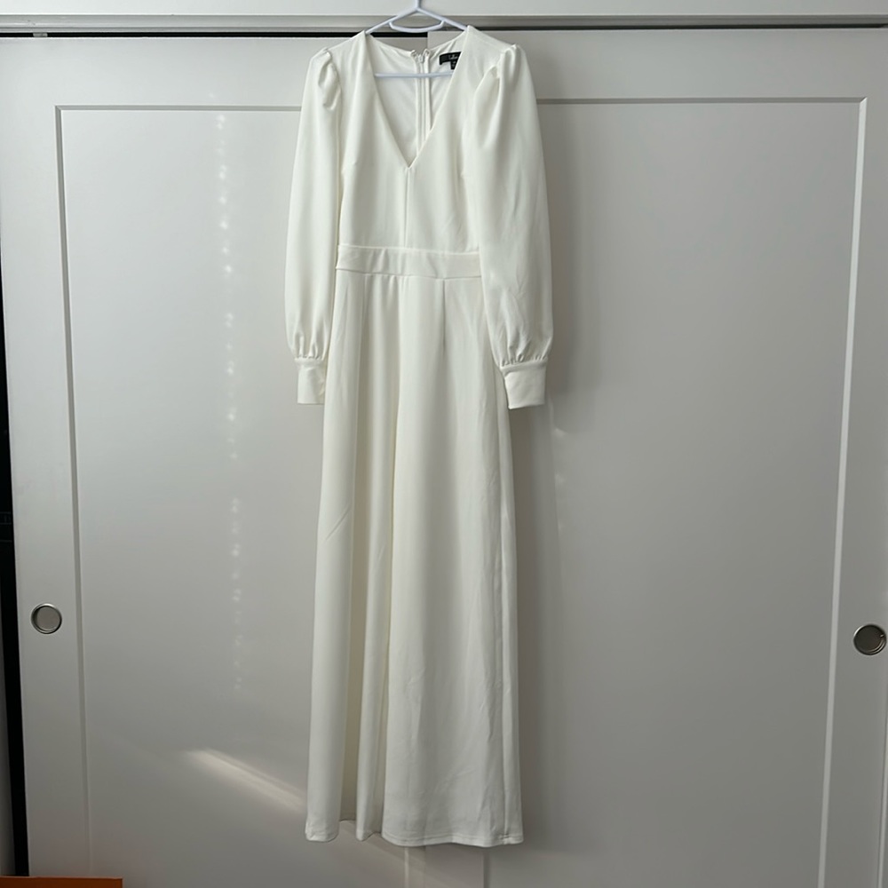 White Lulus Jumpsuit - image 1